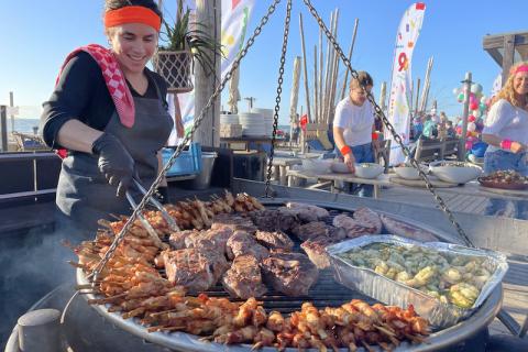 bbq strand scheveningen bedrijfsuitje groep events