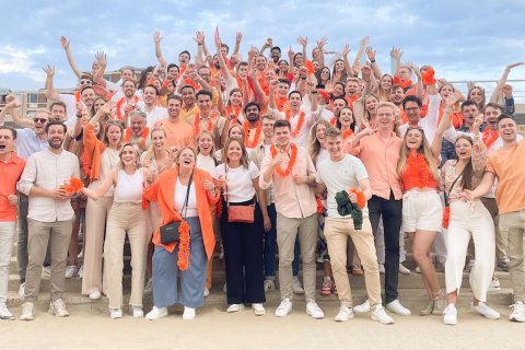 Bedrijfsuitje strand